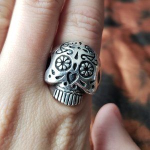 Sterling Silver Skull Ring